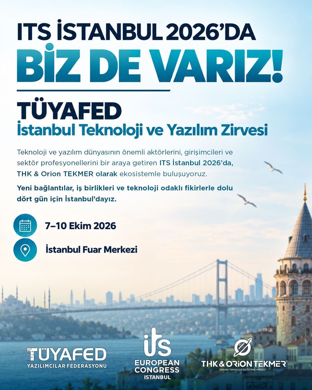 ITS İstanbul 2026 — TÜYAFED Teknoloji ve Yazılım Zirvesi