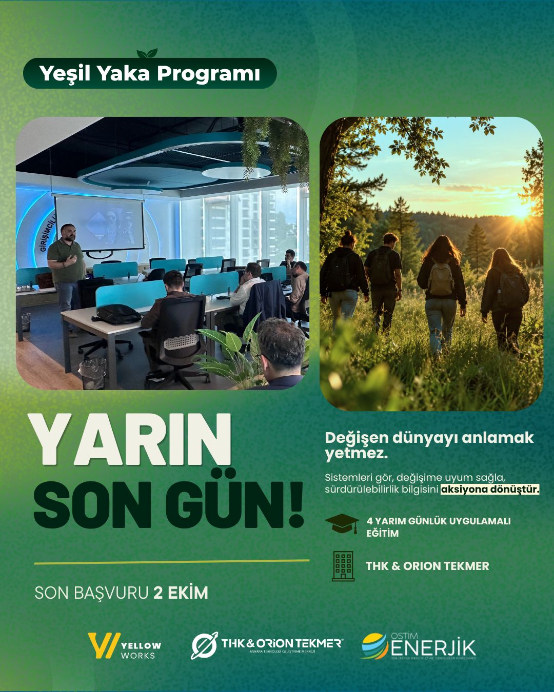 Yeşil Yaka — Yellow Works Yüz Yüze Modülleri